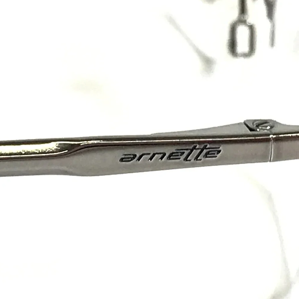 Arnette Eyeglasses Frames MOD.6084 502 Silver Half Rim Square 52-18-135